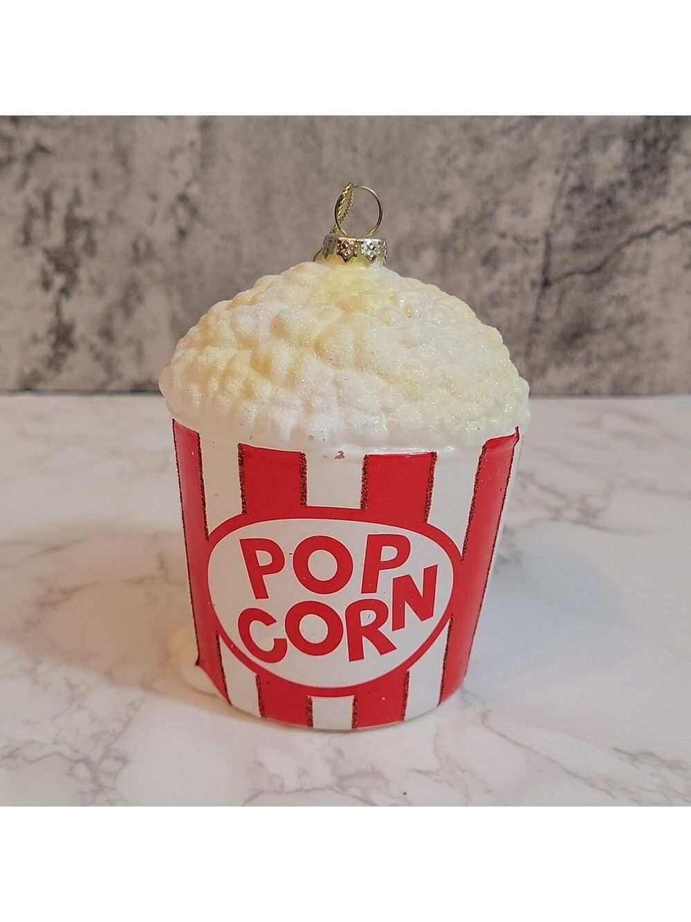 Vintage Popcorn glass Christmas ornament